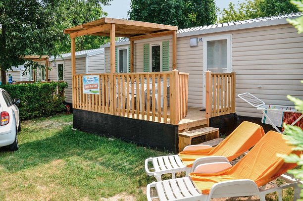 Amadria Park Camping Trogir (by Happy Camp) - Wohnbeispiel Mobilheim Happy Premium (Zimmercodierung CM1)