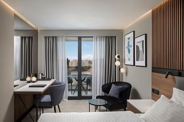 Boutique Hotel Noemia - Wohnbeispiel Doppelzimmer Balkon (Zimmercodierung DB2)