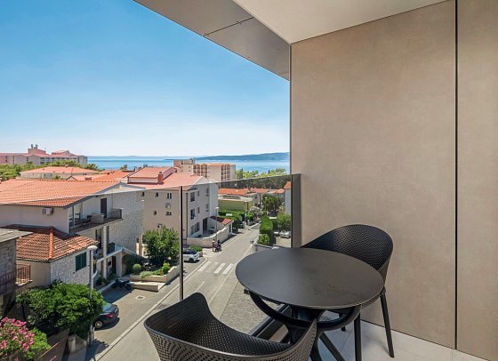 Boutique Hotel Noemia - Beispiel Balkon Doppelzimmer Balkon (Zimmercodierung DB2)