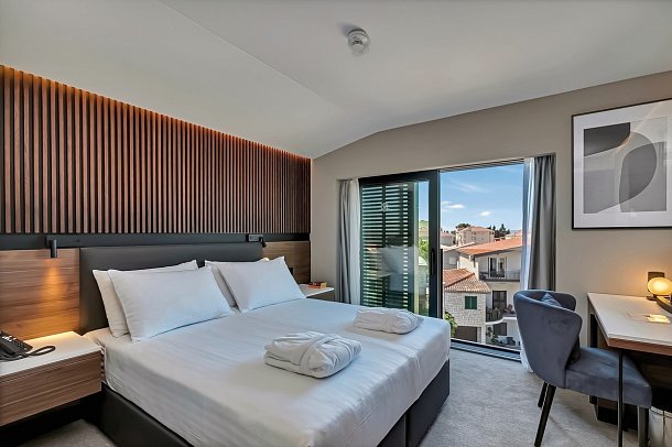 Boutique Hotel Noemia - Wohnbeispiel Familienzimmer Verbindungstür (Zimmercodierung FV1)