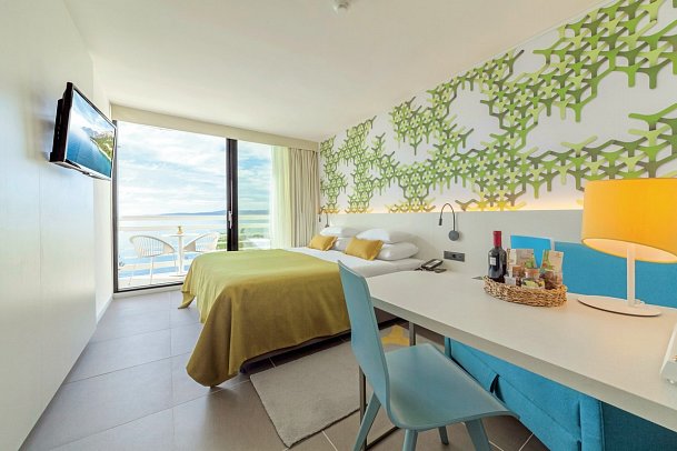 Bluesun Hotel Berulia - Wohnbeispiel Doppelzimmer Nebengebäude (Zimmercodierungen DBV, DC4 & EBV)