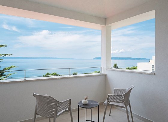 Bluesun Holiday Village Afrodita - Beispiel Balkon Juniorsuite (Zimmercodierung JBC)