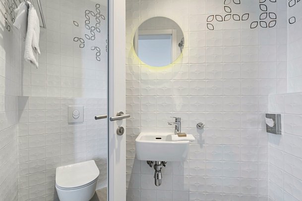 Bluesun Hotel Jadran - Beispiel Bad Doppelzimmer Superior (Zimmercodierung DS1)