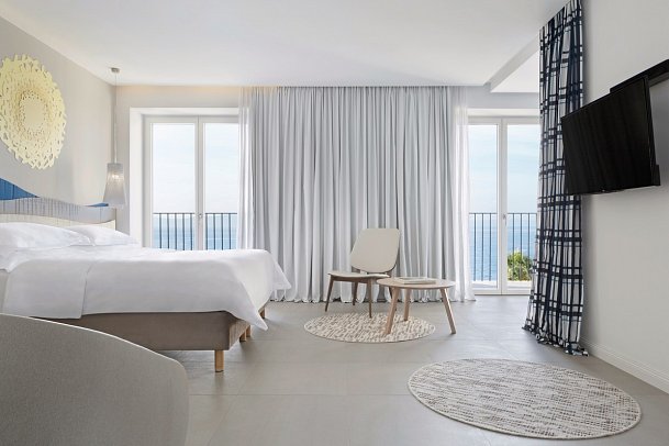 Bluesun Hotel Jadran - Wohnbeispiel Juniorsuite Meerblick (Zimmercodierung J1M)