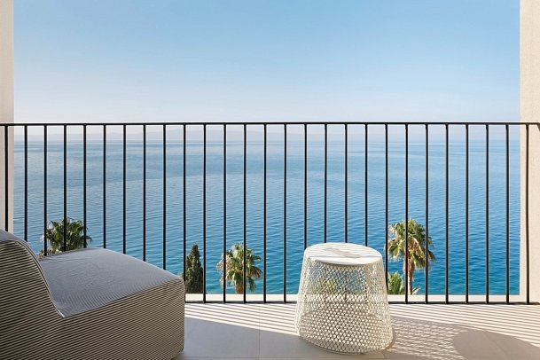 Bluesun Hotel Jadran - Beispiel Balkon Juniorsuite Meerblick (Zimmercodierung J1M)