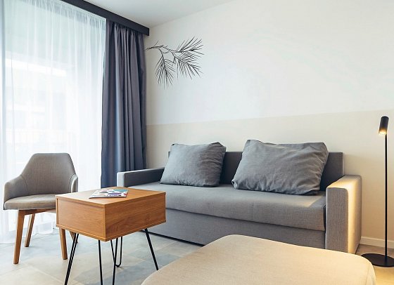 Morenia Beach Resort - Wohnbeispiel Juniorsuite (Zimmercodierungen JBG & JBM)
