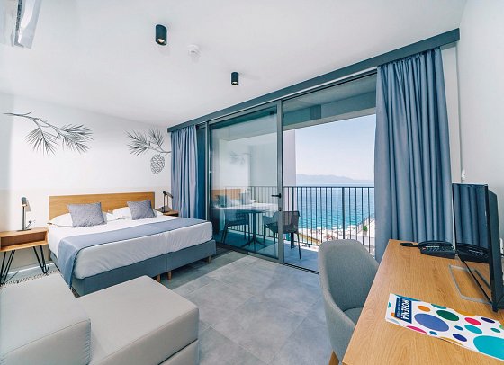 Morenia Beach Resort - Wohnbeispiel Doppelzimmer Komfort Meerblick (Zimmercodierung DFM)