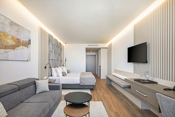 Aminess Laurel Khalani Hotel - Wohnbeispiel Doppelzimmer Klassik Lobbyblick (Zimmercodierung DB1)