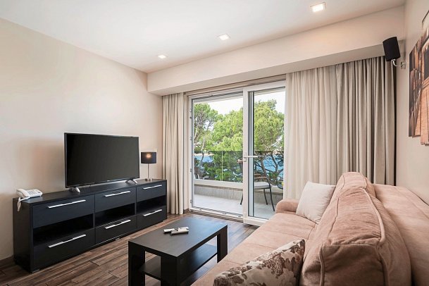 Central Beach 9 - Wohnbeispiel Apt. 1 Schlafzimmer Meerseite (Zimmercodierung ABC)