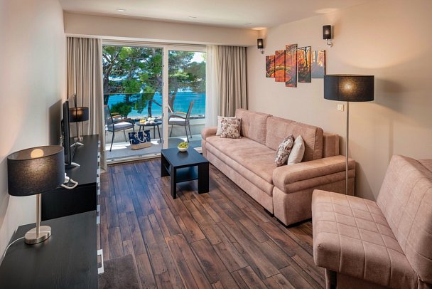 Central Beach 9 - Wohnbeispiel Apt. 1 Schlafzimmer Meerseite (Zimmercodierung ABC)