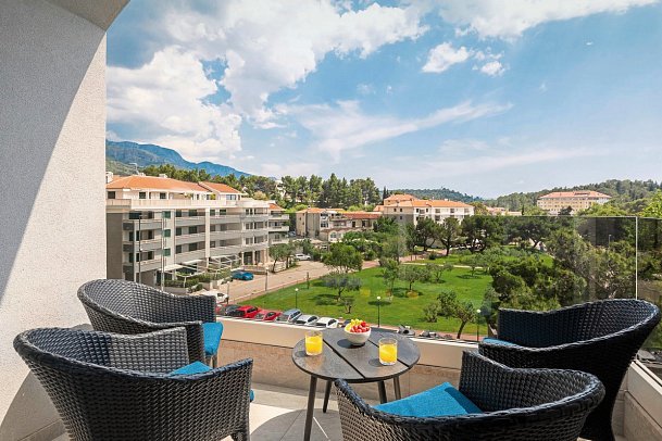 Central Beach 9 - Beispiel Balkon Appartement 2 Schlafzimmer (Zimmercodierung OB1)