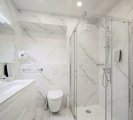 Central Beach 9 - Beispiel Bad Appartement 1 Schlafzimmer (Zimmercodierung AB1)