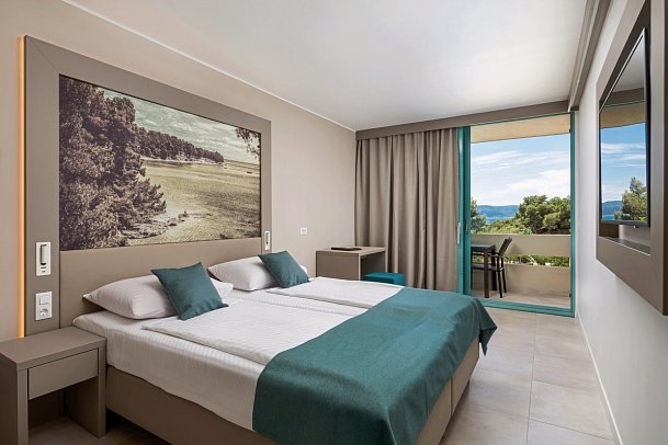 Bretanide Sport & Wellness Resort - Wohnbeispiel Doppelzimmer Superior eingeschränkter Meerblick (Zimmercodierungen DS1 & ES1)