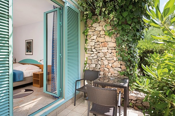 Bretanide Sport & Wellness Resort - Wohnbeispiel Terrasse (Zimmercodierungen DB1 & DC1)