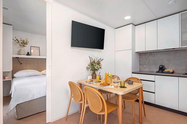 Pinadria Camping Resort - Wohnbeispiel Mobilheim Holiday Home (Zimmercodierung CM1)