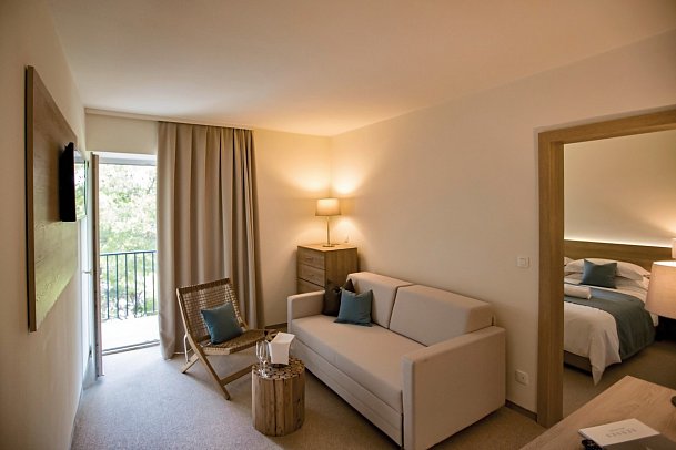 Aminess Senses Resort - Wohnbeispiel Suite Gartenblick (Zimmercodierung W1G)