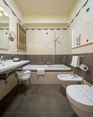 Salice Club Resort - Badezimmer Doppelzimmer (Zimmercodierung DB1)