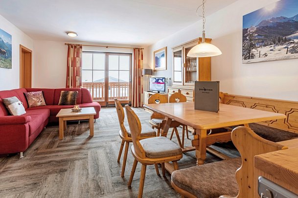 Aparthotel Sterngucker - Wohnbeispiel Appartement 2 Schlafzimmer Familie (Zimmercodierung OI1)