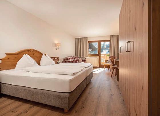 Hanneshof Resort - Wohnbeispiel Doppelzimmer Sonnenhügel (Zimmercodierung D1V)