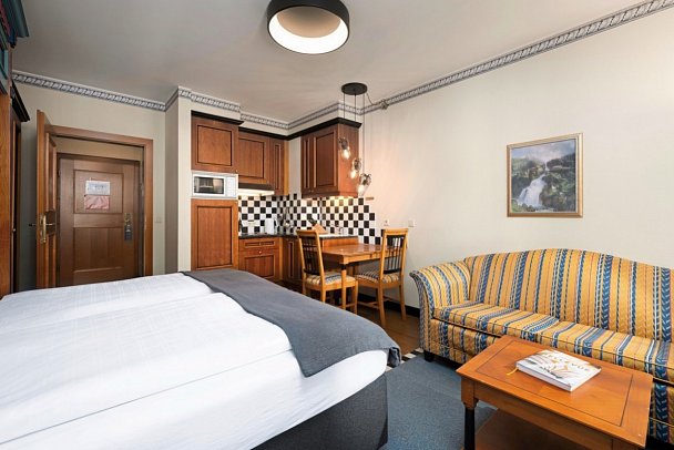 MONDI Hotel Bellevue Gastein - Wohnbeispiel Studio (Zimmercodierungen SB1 & SB2)