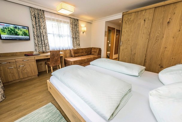 Hotel Gasthof Wachter - Wohnbeispiel Doppelzimmer Biberg (Zimmercodierung DF1)