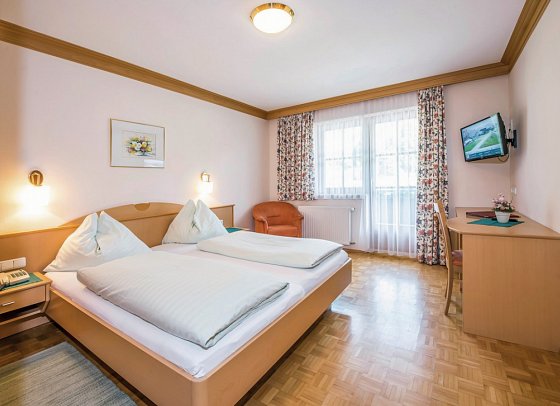 Hotel Gasthof Wachter - Wohnbeispiel Doppelzimmer Asitz (Zimmercodierungen DB1, TB1, EB1 & DC1)