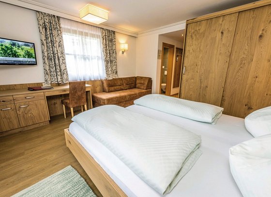 Hotel Gasthof Wachter - Wohnbeispiel Doppelzimmer Biberg (Zimmercodierung DF1)