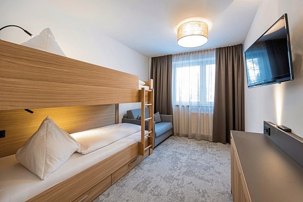 Der Waldhof - Wohnbeispiel Junior Suite (Zimmercodierung JBV)