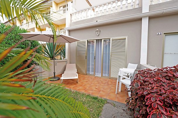 RF San Borondón - Wohnbeispiel Doppelzimmer Standard Gartenblick (Zimmercodierung DG1)