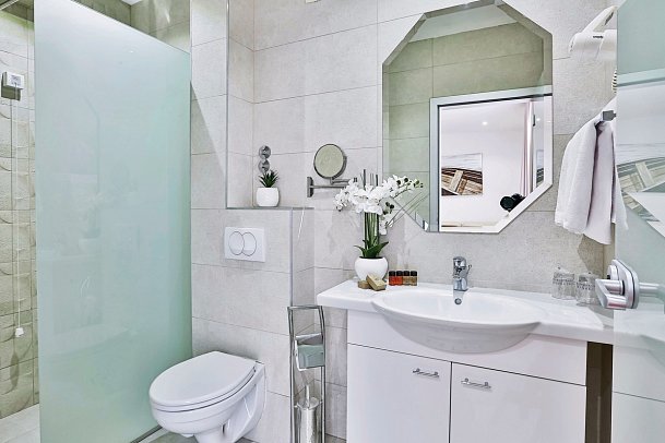 Hotel La Mer - Wohnbeispiel Junior Suite Sea View (Zimmercodierung J1M)