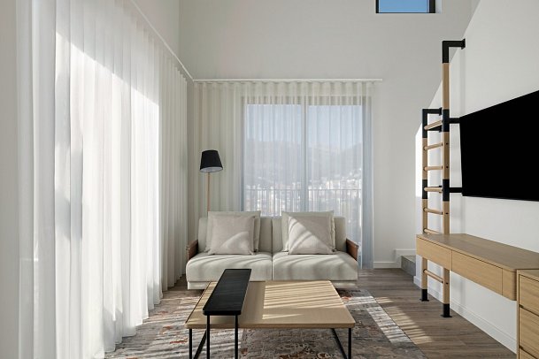 SIRO Boka Place Summer - Wohnbeispiel Appartement 3 Schlafzimmer (Zimmercodierung PB1)