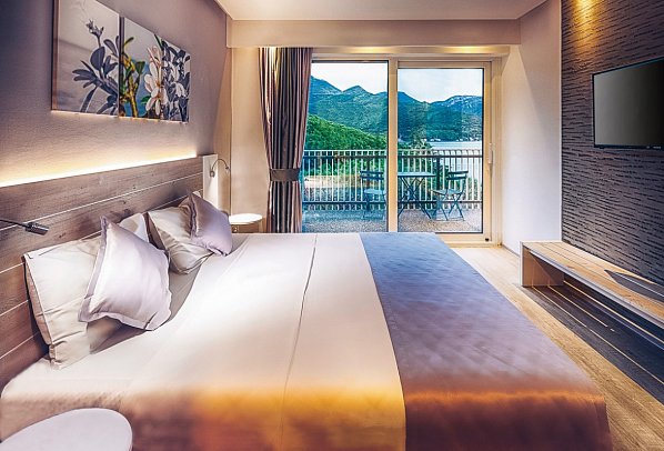 Carine Hotel Park - Wohnbeispiel Doppelzimmer Meerblick (Zimmercodierung DBM)