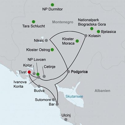 Montenegro in allen Facetten erleben