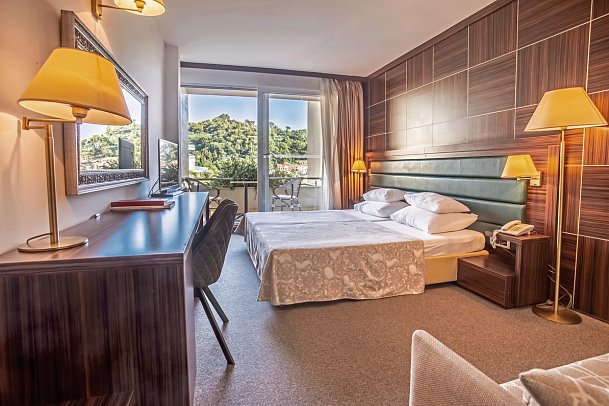 Palas - Wohnbeispiel Doppelzimmer Bergblick (Zimmercodierung D1B)