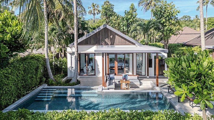 NH Collection Samui Peace Resort - Wohnbeispiel One Bedroom Beachfront Pool Villa (Zimmercodierung VMO)