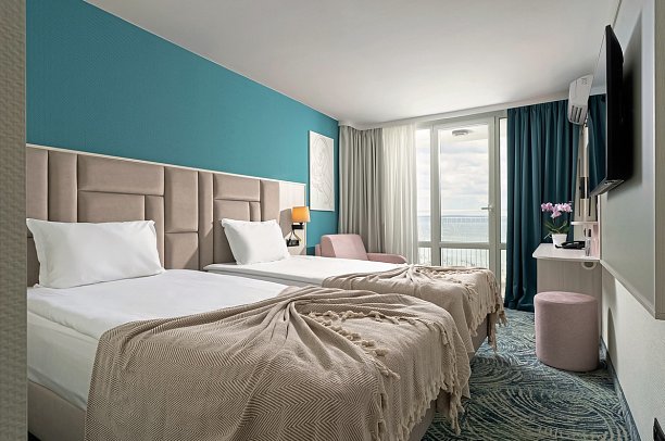 Borjana - Wohnbeispiel Doppelzimmer Meerblick (Zimmercodierungen DBM & DCM)