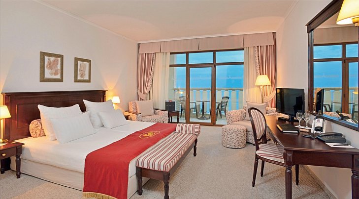 Melia Grand Hermitage - Wohnbeispiel Doppelzimmer Meerblick (Zimmercodierungen DBM, DCM & DMM)