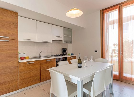 Ferieninsel Albarella - Wohnbeispiel S3M_2-Schlafzimmer-App. (Zimmercodierung OB2)