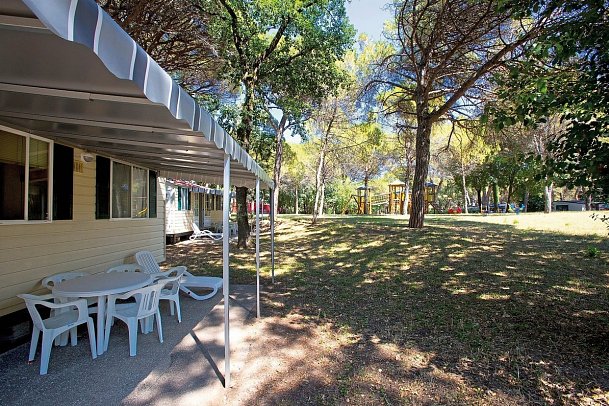 Belvedere Pineta Camping Village - Wohnbeispiel Mobilheim Green Holiday (Zimmercodierung CB3)
