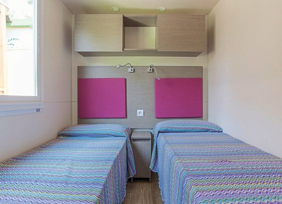 Camping Rosapineta Süd - Wohnbeispiel Mobilheim (Zimmercodierungen CB1, CB2 & CB3)