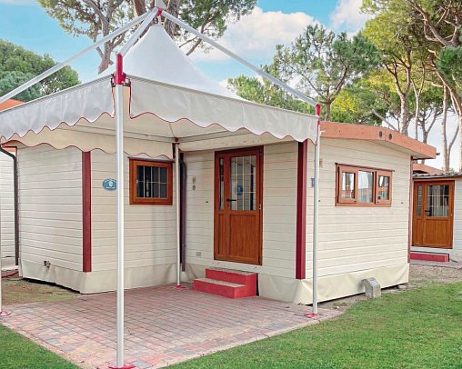 Camping Village Cavallino - Wohnbeispiel Mobilheim Baia Lux Evolution (Zimmercodierung CD1)