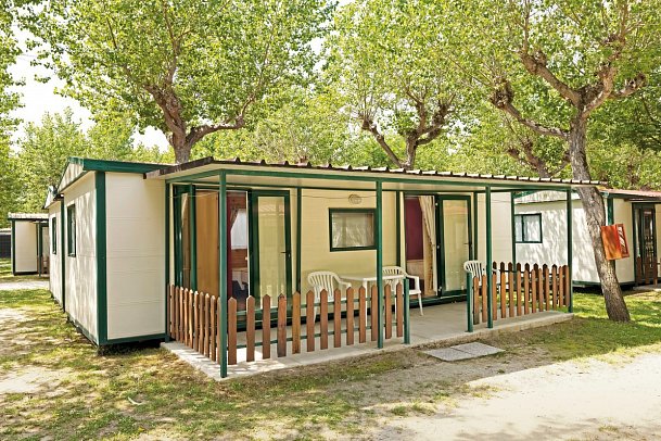 Camping Classe Village - Wohnbeispiel Mobilheim Mediterranean (Zimmercodierung CB2)