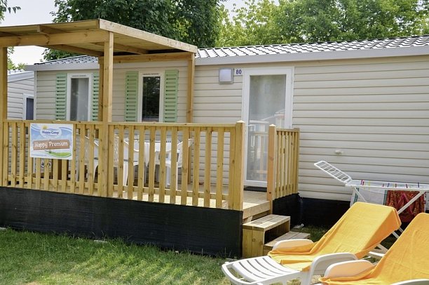 Villaggio San Francesco (by Happy Camp) - Wohnbeispiel Mobilheim Happy Premium (Zimmercodierung CM1)