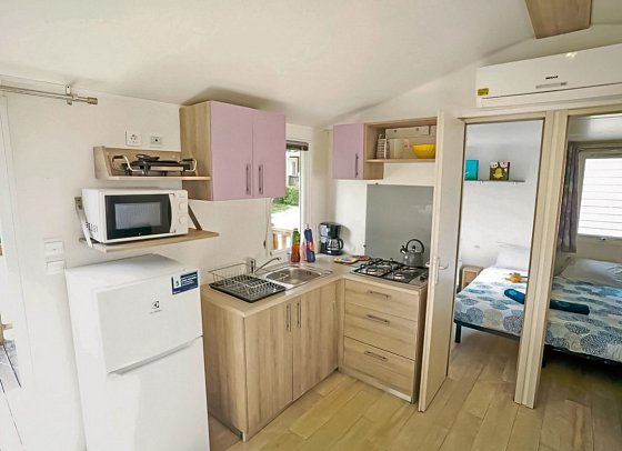 Villaggio San Francesco (by Happy Camp) - Wohnbeispiel Mobilheim Happy Premium (Zimmercodierung CM1)