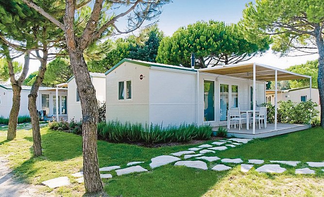 Jesolo Family Resort - Wohnbeispiel Mobilheim Lodge (Zimmercodierung CB1)