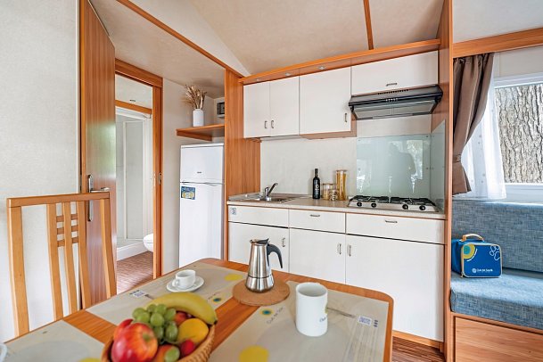 Jesolo Family Resort - Wohnbeispiel Mobilheim Lodge (Zimmercodierung CB1)