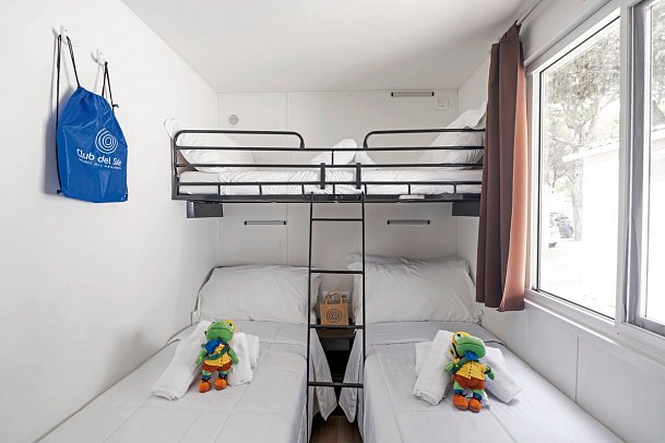 Jesolo Family Resort - Wohnbeispiel Mobilheim Lodge Comfort Dog (Zimmercodierung CB5)