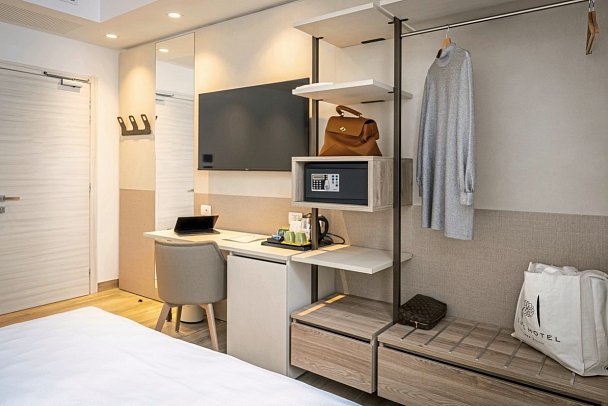 Life Hotel - Wohnbeispiel Doppelzimmer Life Room (Zimmercodierungen DB1 & DF1)