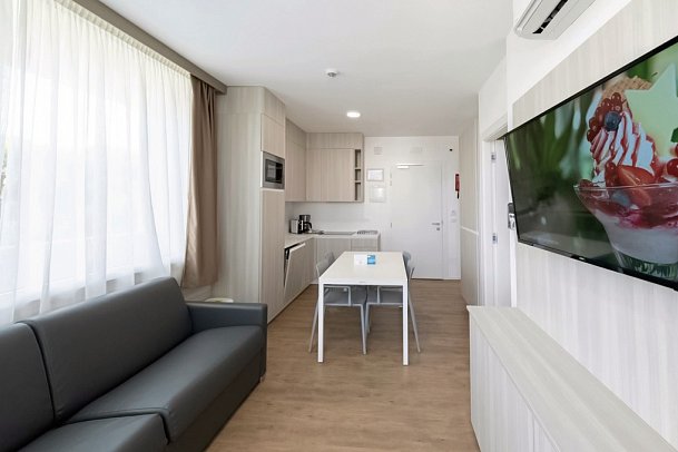 Villaggio Turistico Internazionale - Wohnbeispiel Appartement 1 Schlafzimmer (Zimmercodierung AB1)