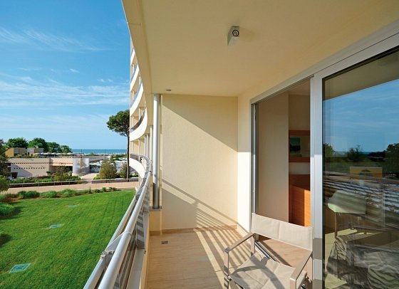 Laguna Park Hotel - Beispiel Balkon Doppelzimmer Classica (Zimmercodierungen DB1 & EB1)